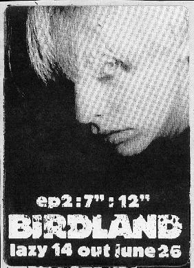 birdland paradise promo sticker